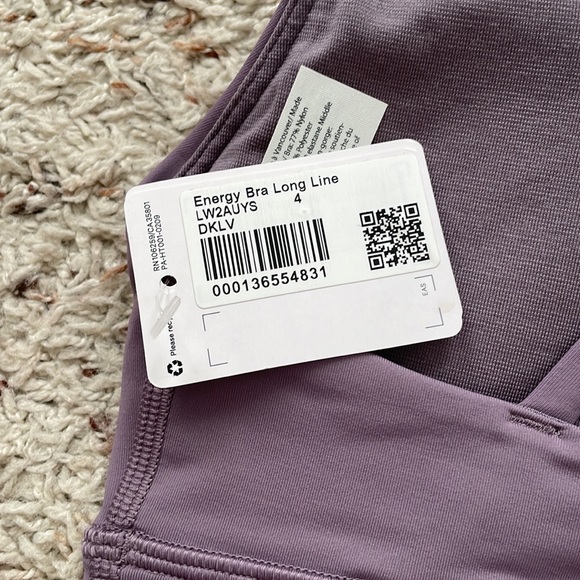 lululemon Energy Bra Long Line - Picture 3 of 6